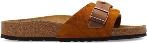 Birkenstock Oita Gevlochten Slides Brown Dames