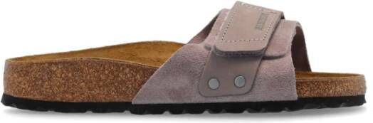 Birkenstock Women's Oita Suede Leather Sandalen Narrow bruin