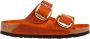 Birkenstock Oranje Leren Sandalen met Verstelbare Banden Orange Dames - Thumbnail 44