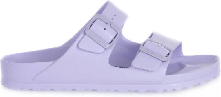 Birkenstock Paarse EVA Sliders Grijs Heren