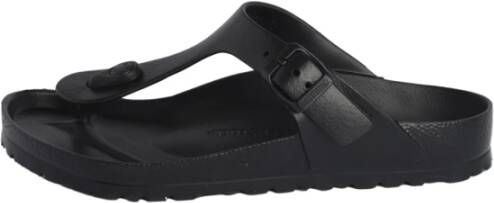 Birkenstock Platte Sandalen Black Dames