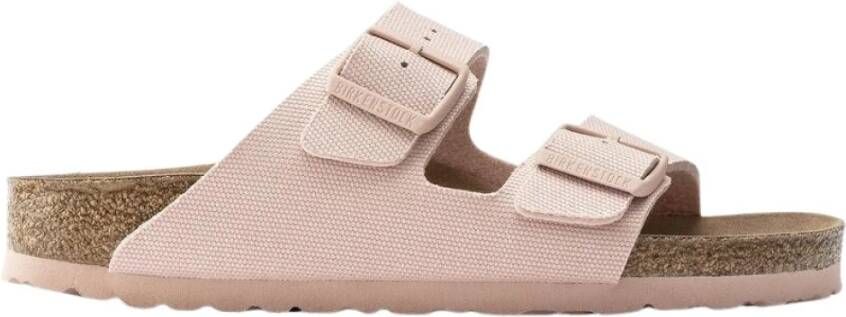 Birkenstock Comfortabele Roze Sliders voor Vrouwen Roze Dames