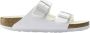 Birkenstock Arizona Slippers Triple White Narrow fit | Wit | Imitatieleer - Thumbnail 100