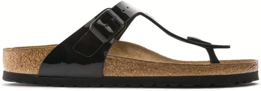 Birkenstock Gizeh Birko-Flor Sandalen Black Heren