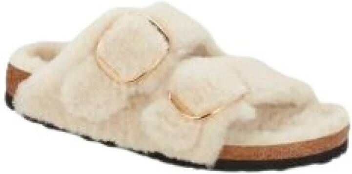 Birkenstock Platte schoenen voor vrouwen Beige Dames