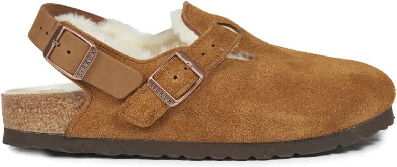 Birkenstock Platte schoenen voor vrouwen Brown Dames