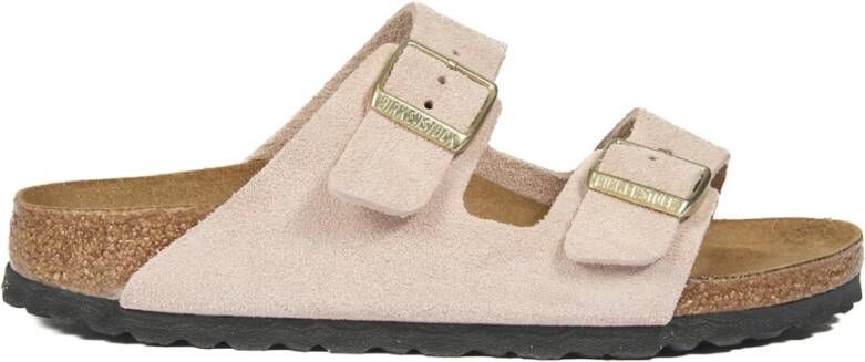 Birkenstock Platte schoenen voor vrouwen Pink Dames