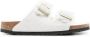 Birkenstock Shearling Straps Sandalen in Antiek Wit White Dames - Thumbnail 12