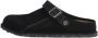 Birkenstock Premium Suède Sabot met Anatomisch Voetbed Black - Thumbnail 1