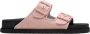 Birkenstock Raffia Luxe Sandalen met Logo Plaque Pink Dames - Thumbnail 1