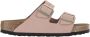 Birkenstock Roze Nubuck Dubbele Band Sandalen Pink Dames - Thumbnail 2