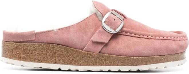 Birkenstock Buckley Shearling -glijbanen Roze Dames