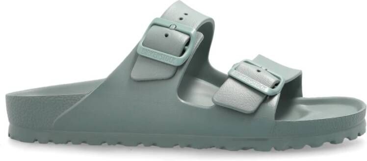 Birkenstock -Dames grijs-groen slippers & muiltjes