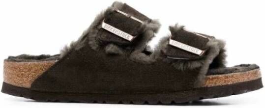 Birkenstock Sandals Arizona Shearling Bruin Dames