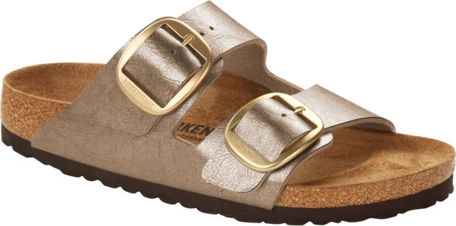 Birkenstock Schuifregelaars Beige Dames