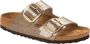 Birkenstock Arizona Dames Slippers Graceful Taupe Narrow fit | Taupe | Imitatieleer - Thumbnail 3