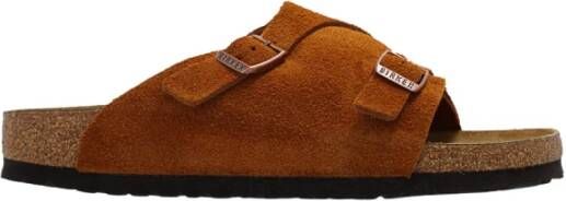 Birkenstock Schuifregelaars Bruin