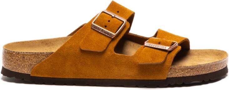 Birkenstock Schuifregelaars Bruin Heren