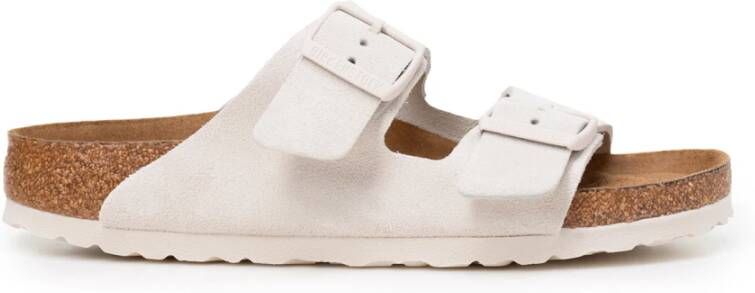 Birkenstock Schuifregelaars Wit Dames