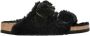 Birkenstock Arizona Bb Shearling Teddy Black Laf Schwarz Schoenmaat 38 Slides 1023105 - Thumbnail 1