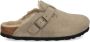 Birkenstock Shearling Beige Sandalen Slip-On Stijl Beige Dames - Thumbnail 1