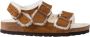 Birkenstock Shearling Sandalen Brown Dames - Thumbnail 1