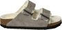 Birkenstock Arizona Shearling Slippers Stone Coin Narrow fit | Grijs | Suède - Thumbnail 98