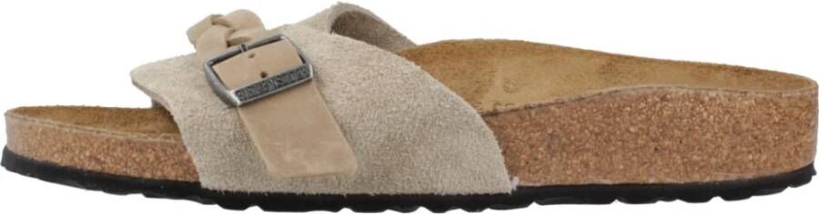 Birkenstock Sliders Beige Dames