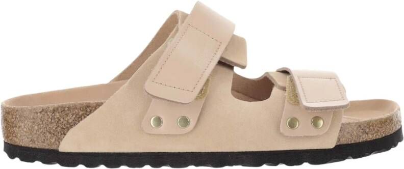 Birkenstock Comfortabele Slippers voor Dagelijks Gebruik Beige Dames