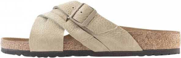 Birkenstock Sliders Beige Heren