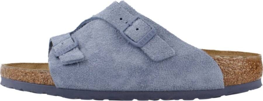 Birkenstock Sliders Blue Dames