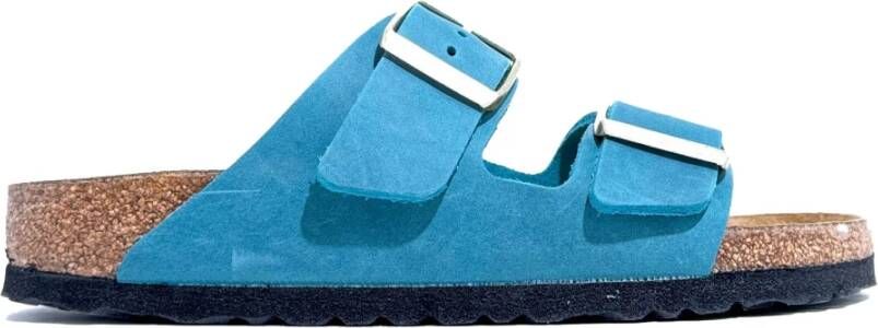 Birkenstock Sliders Blue Dames