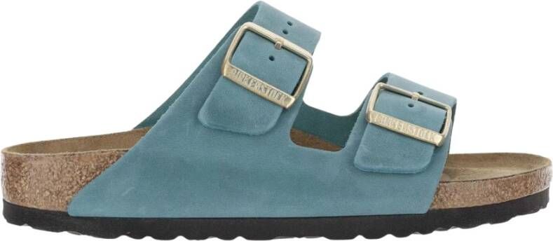 Birkenstock Sliders Blue Dames