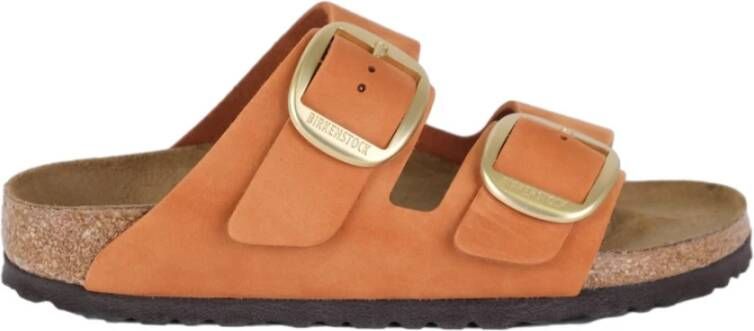 Birkenstock Sliders Bruin Dames