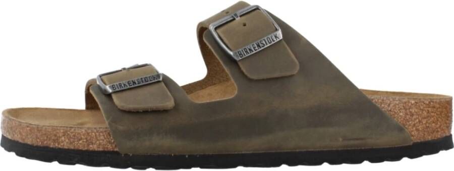 Birkenstock Sliders Green Heren