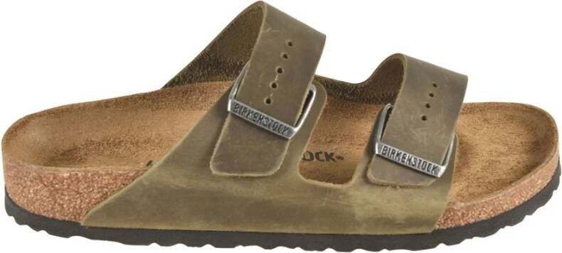 Birkenstock Sliders Green Heren