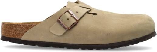 Birkenstock Slides Boston BS Beige Heren