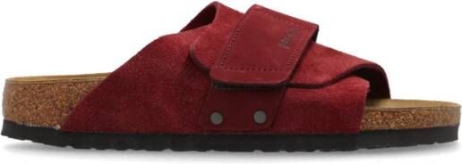 Birkenstock Slides Kyoto Red Dames