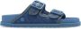 Birkenstock Slippers Arizona Stone Washed Blue Dames - Thumbnail 7