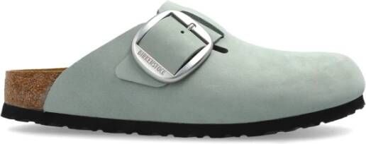 Birkenstock Slippers Boston Big Buckle Blue Dames