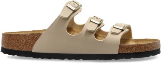 Birkenstock Slippers Florida BS Beige Dames