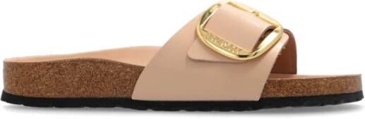 Birkenstock Slippers Madrit Big Buckle Pink Dames