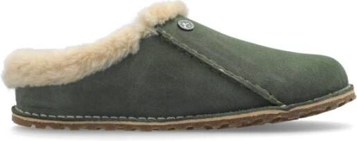 Birkenstock Slippers Zermatt Premium Green Dames