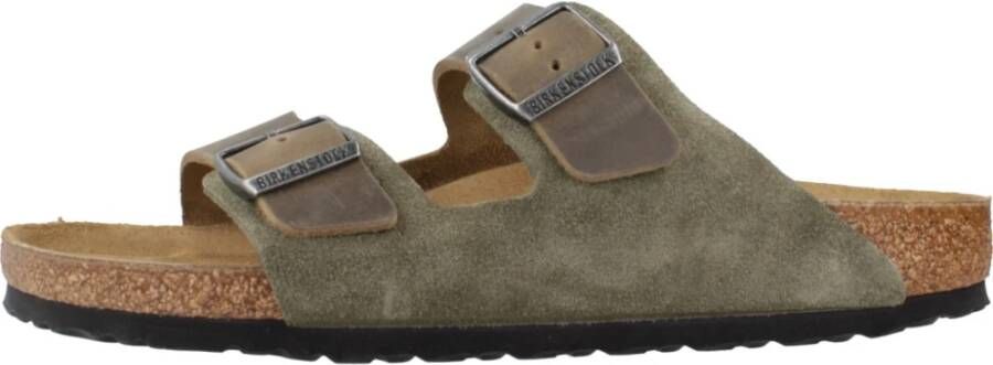 Birkenstock Stijlvolle Flip Flops voor de Zomer Green Heren