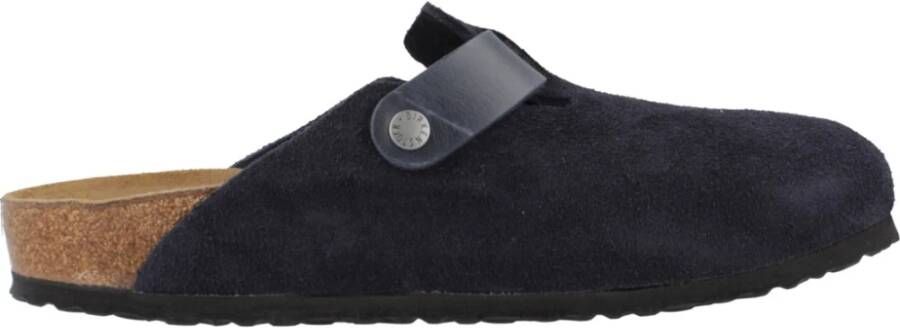 Birkenstock Stijlvolle Mules Boston Model Blue Heren