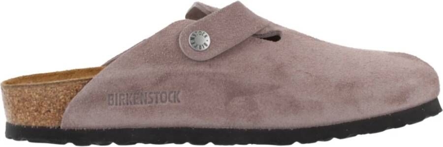 Birkenstock Stijlvolle Mules Boston Model Purple Dames