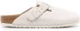 Birkenstock Stijlvolle Suede Klomp White Heren - Thumbnail 1