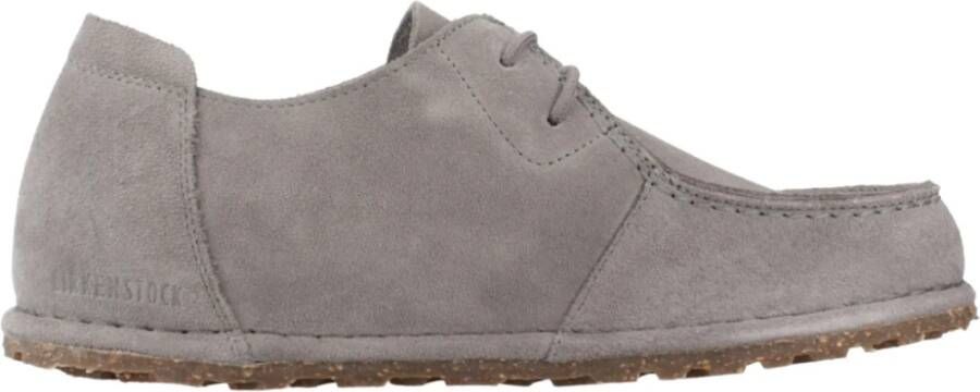 Birkenstock Stijlvolle Veterschoenen voor Mannen Gray Dames