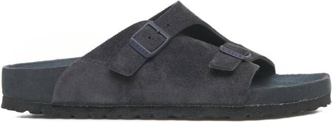 Birkenstock Suede Sandaal 'Zürich' Upgrade Stijl Gray Heren