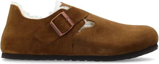 Birkenstock Suede schoenen Londen Brown Heren